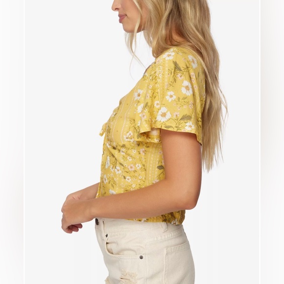 O’Neil Karly Printed Drawstring Top size small - Picture 3 of 9